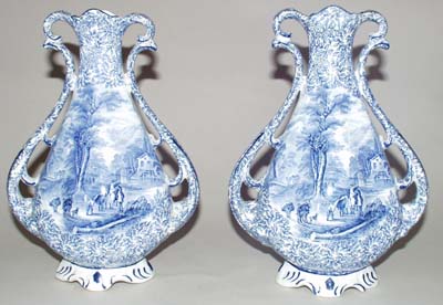 Vases Pair c1920s